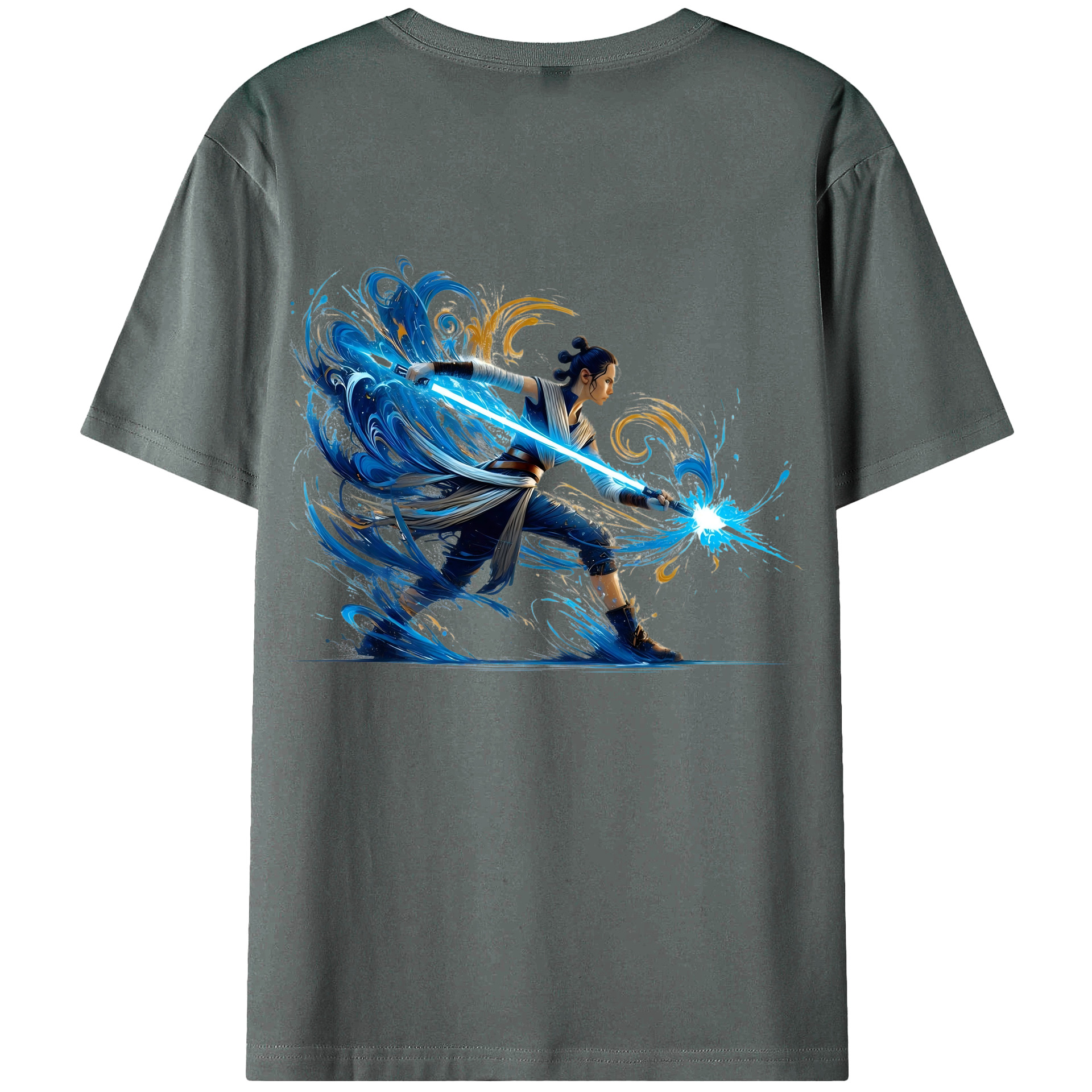 （画像用） スター・ウォーズ Star Wars 綿100％ メンズ半袖Tシャツ（バックプリント） 通気性